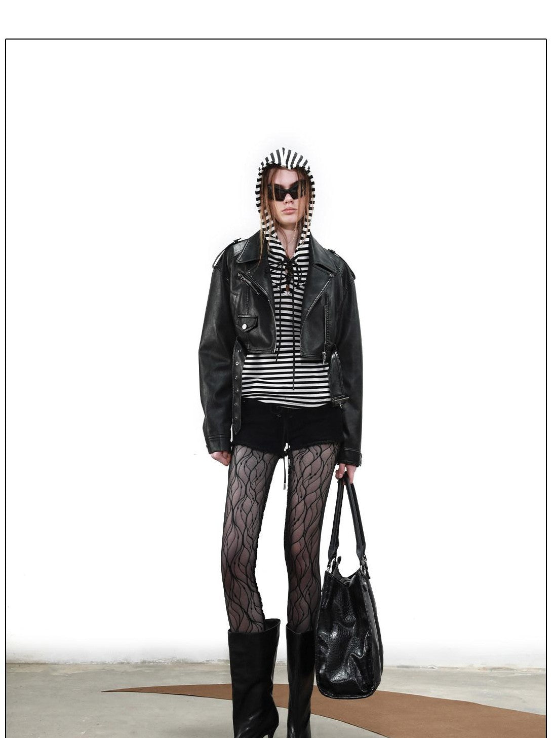 NORTH NODE Cropped Short Biker Women&