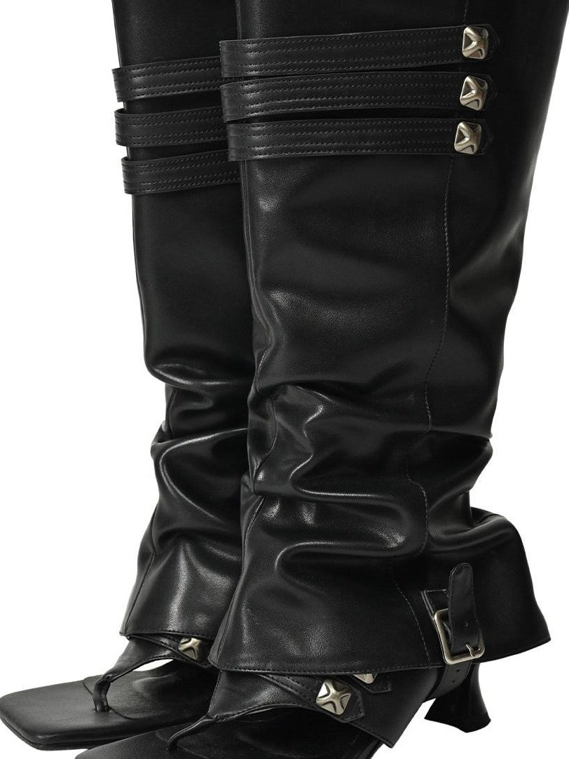 NORTH NODE Detachable Convertible V Thong High Shaft Two Way Women&