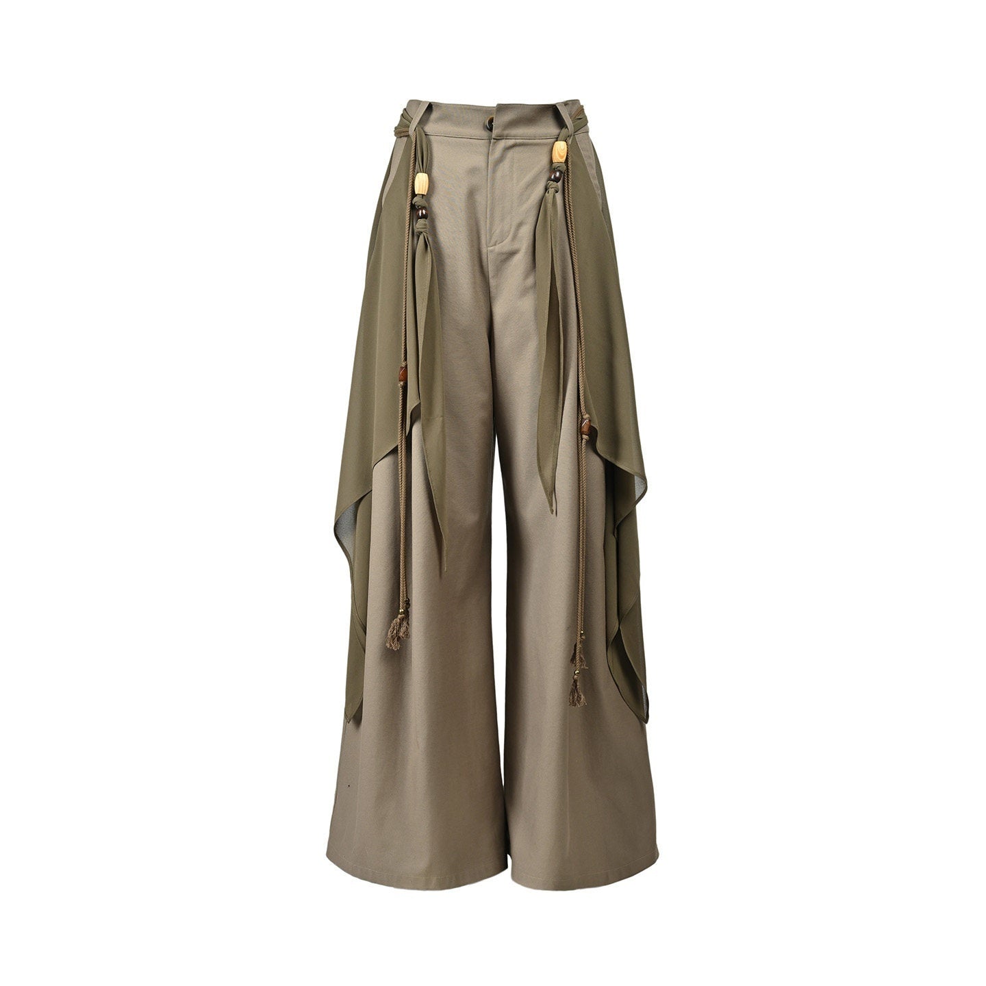 NORTH_NODE_Draped_Beaded_Chiffon_Spliced_Slimming_Women&