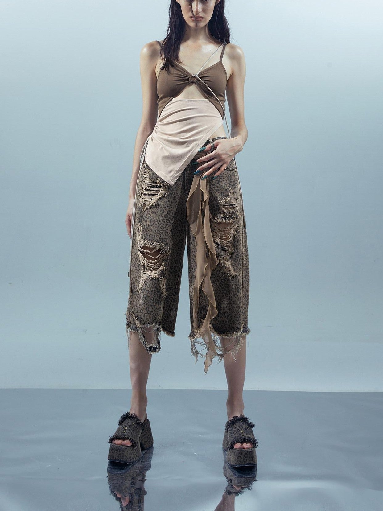 NORTH NODE Entwined Beaded Splice Patchwork Women&