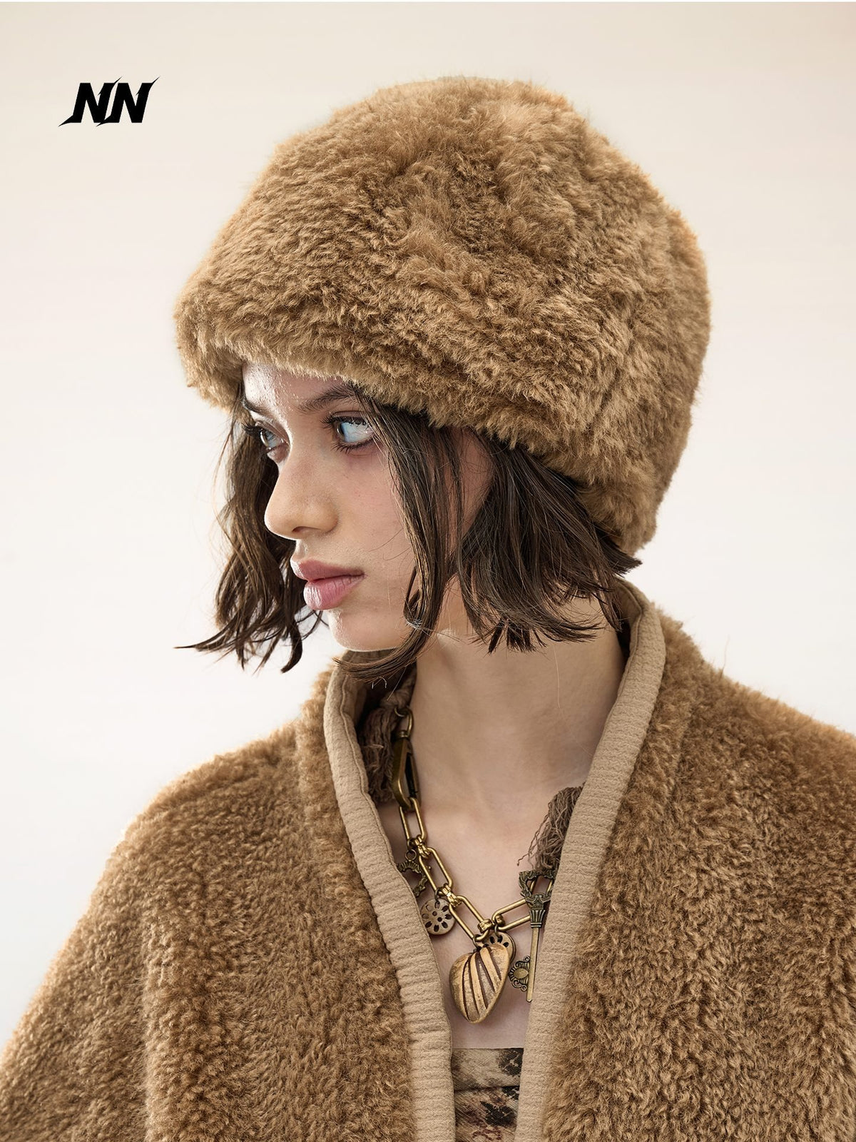 NORTH_NODE_Foldable_Solid_Plush_Round_Top_Women&