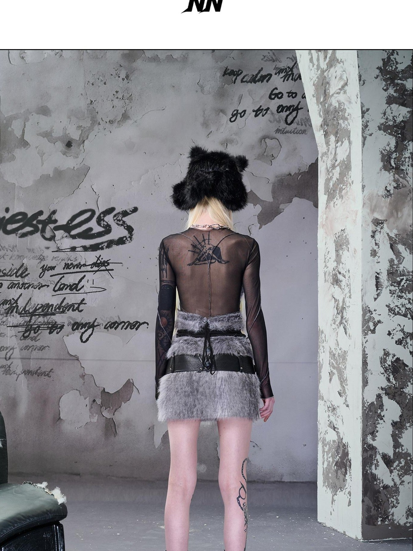 NORTH NODE Fuzzy Mesh Splice Women&