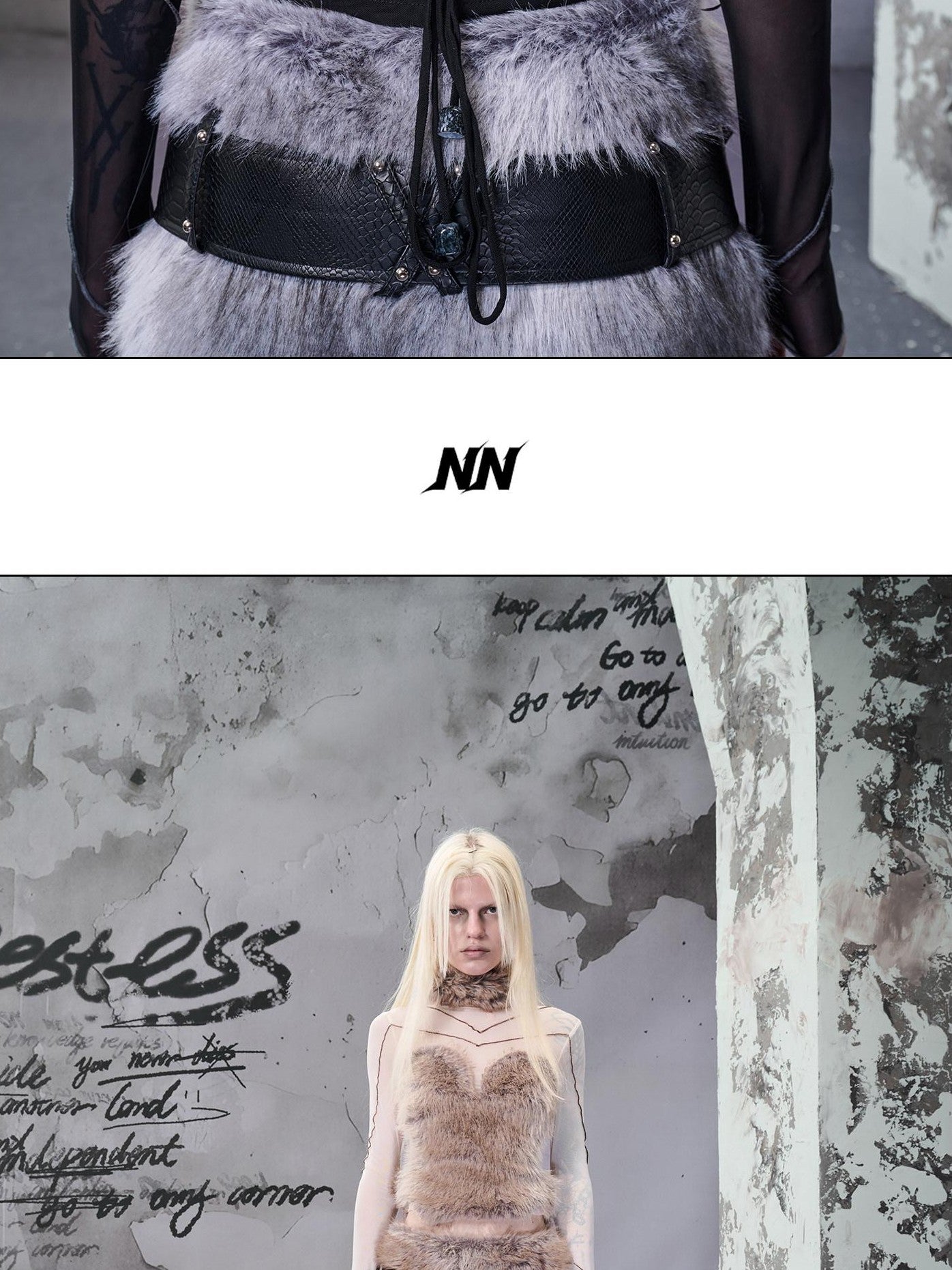 NORTH NODE Fuzzy Mesh Splice Women&