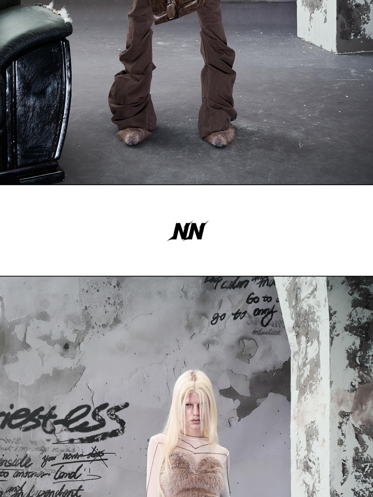 NORTH NODE Fuzzy Mesh Splice Women&