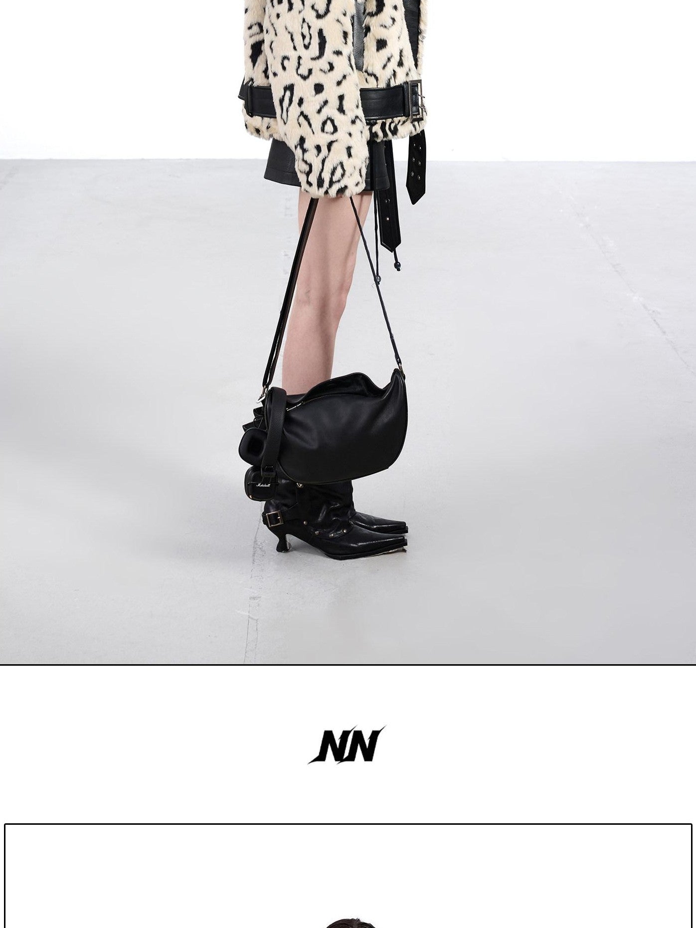 NORTH NODE Patchwork Leopard Print Women&