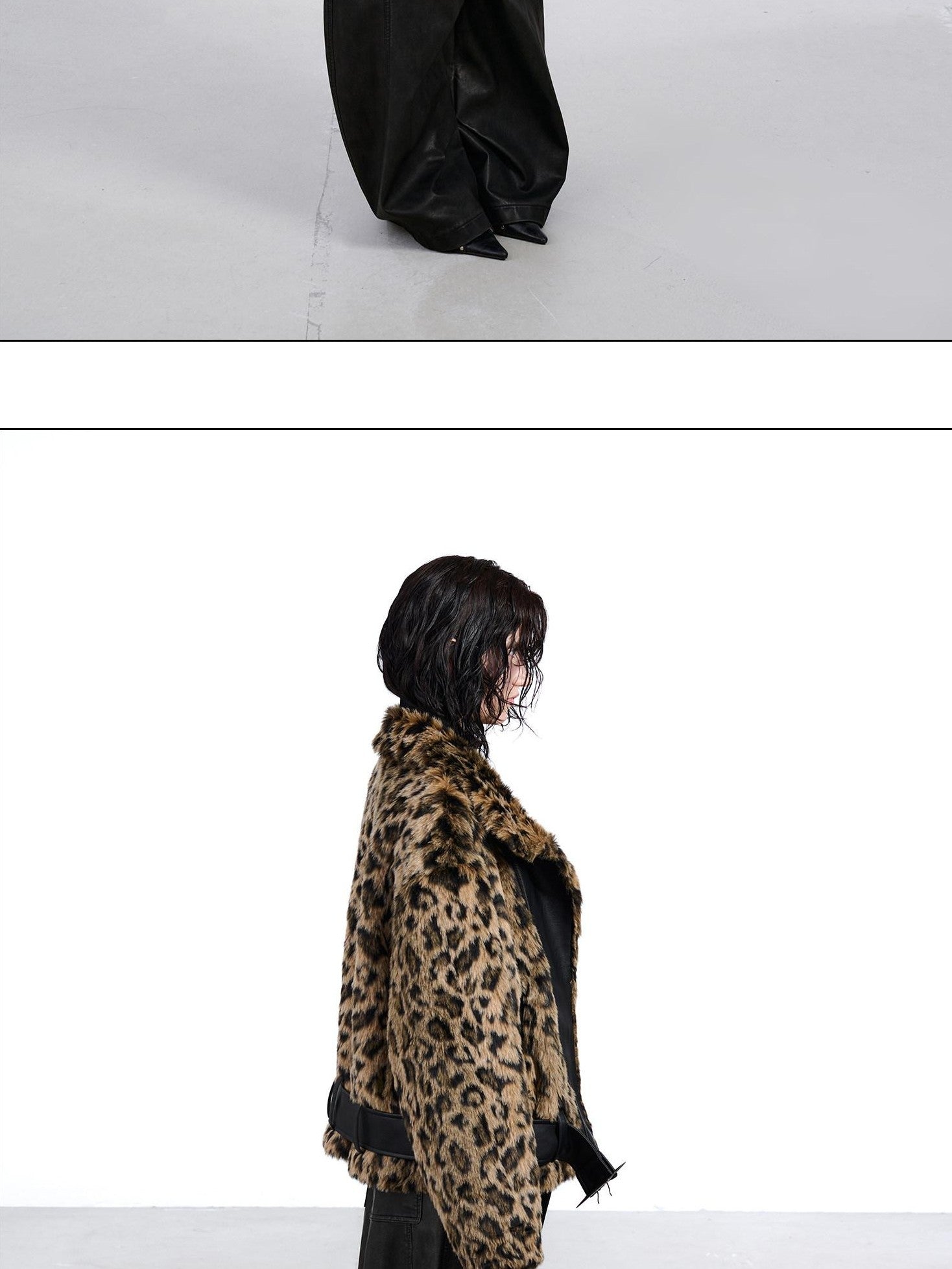 NORTH NODE Patchwork Leopard Print Women&