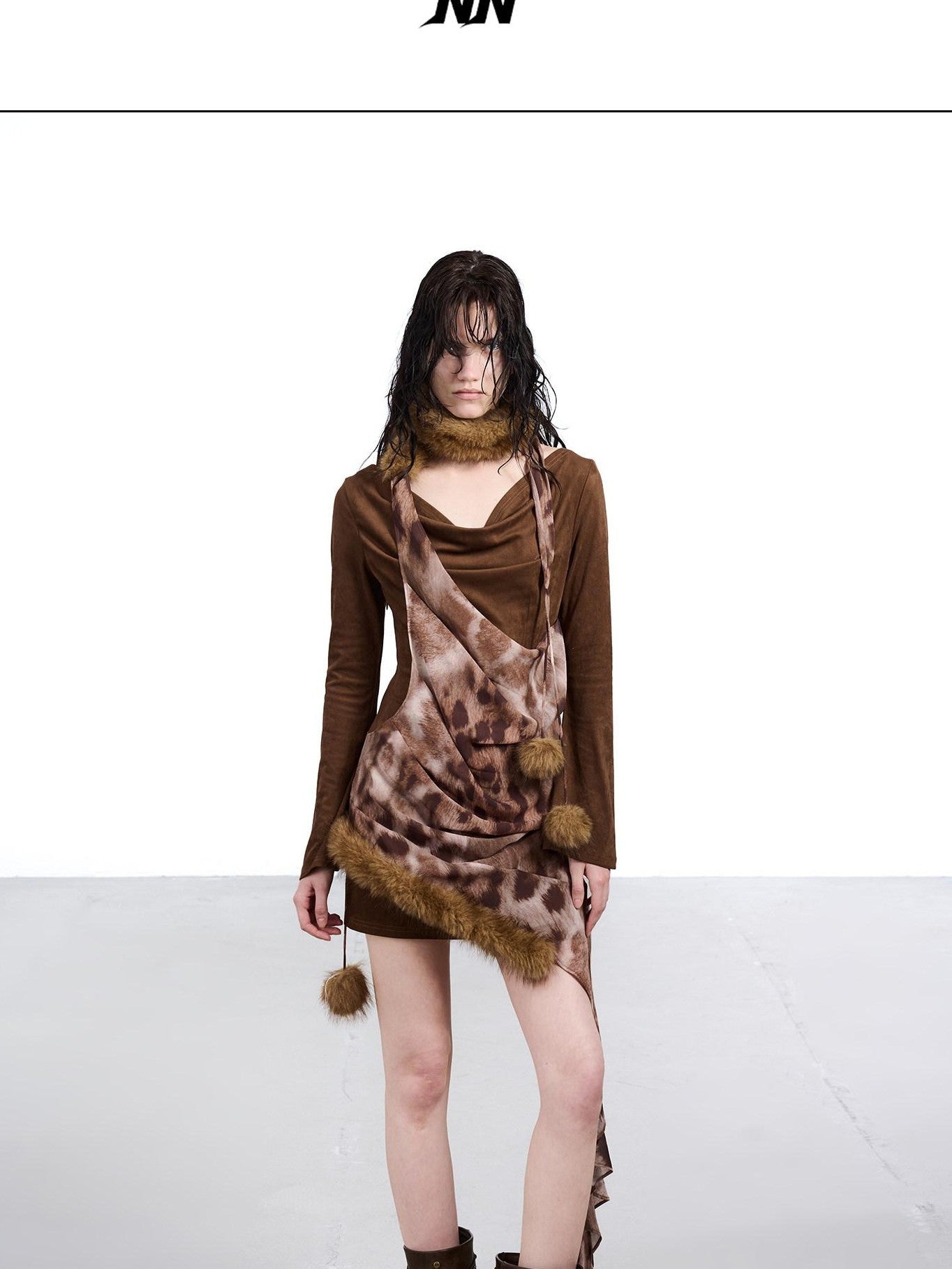 NORTH NODE Patchwork One Shoulder Women&
