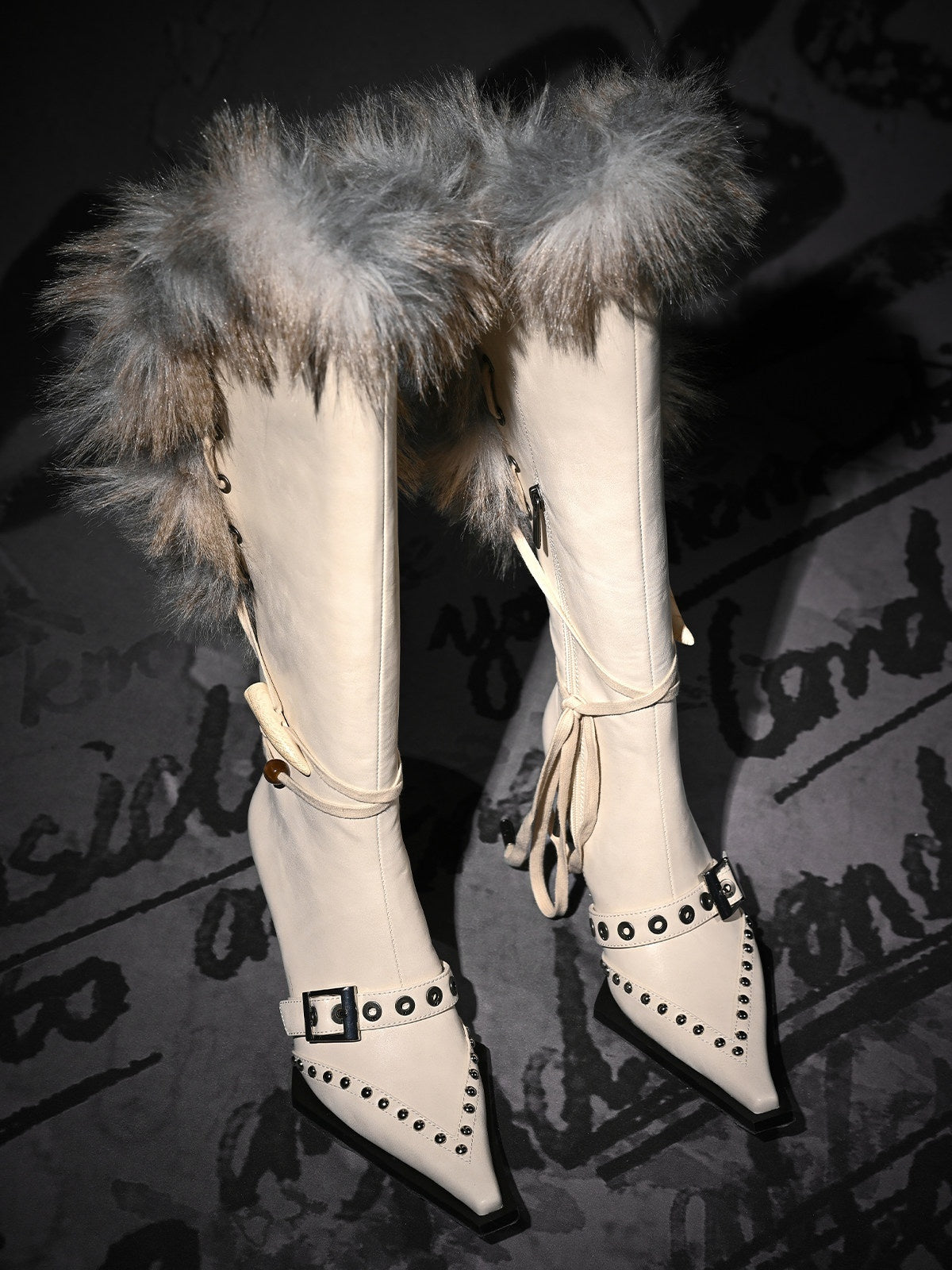 NORTH_NODE_Pointed_Toe_Fur_Beaded_Studded_High_Heel_Women&