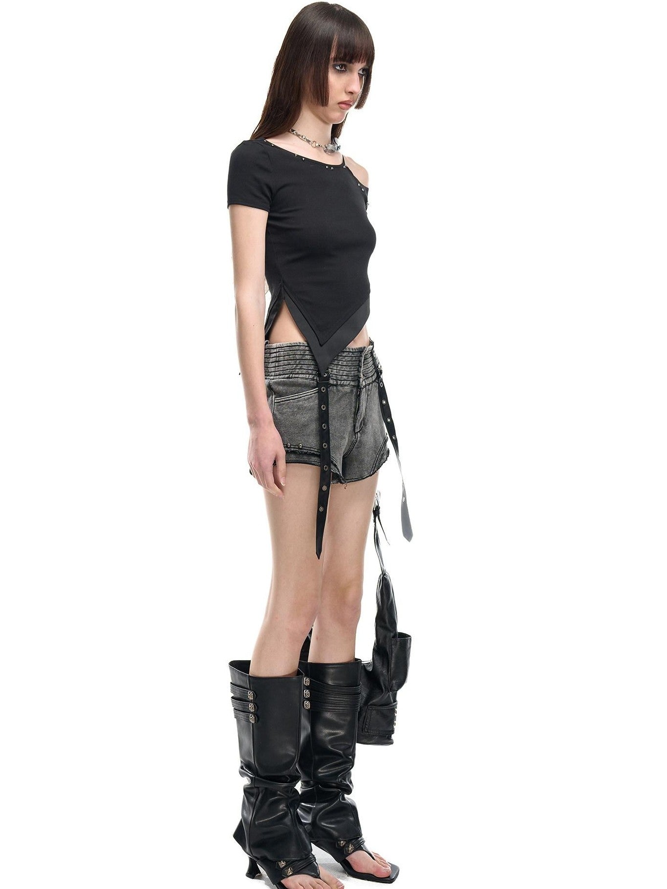 NORTH NODE Slanted Neck Off Shoulder Women&