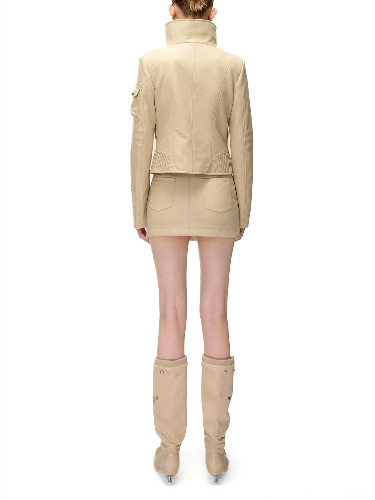 NORTH NODE Slim Fit Spliced Utility Cropped Women&
