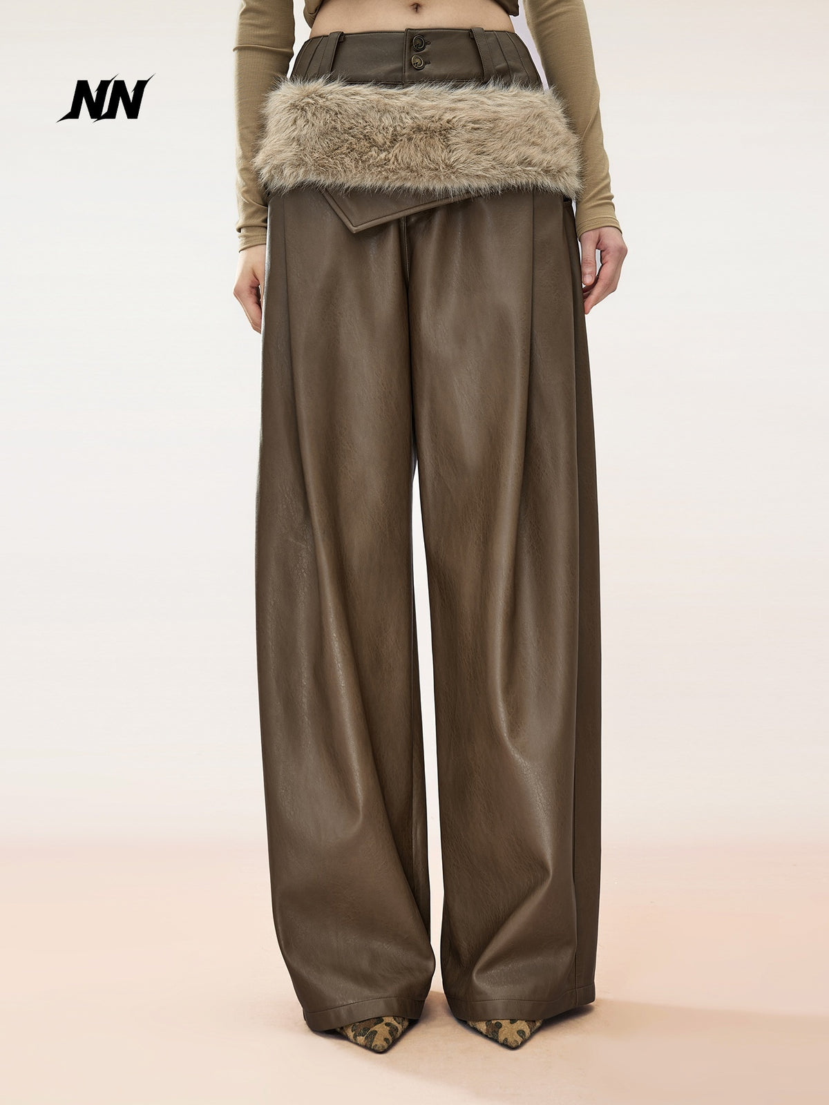 NORTH_NODE_Solid_Wide_Leg_Straight_Detachable_Belt_Women&