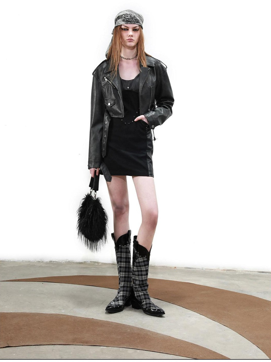 NORTH NODE Spaghetti Strap Patchwork Women&