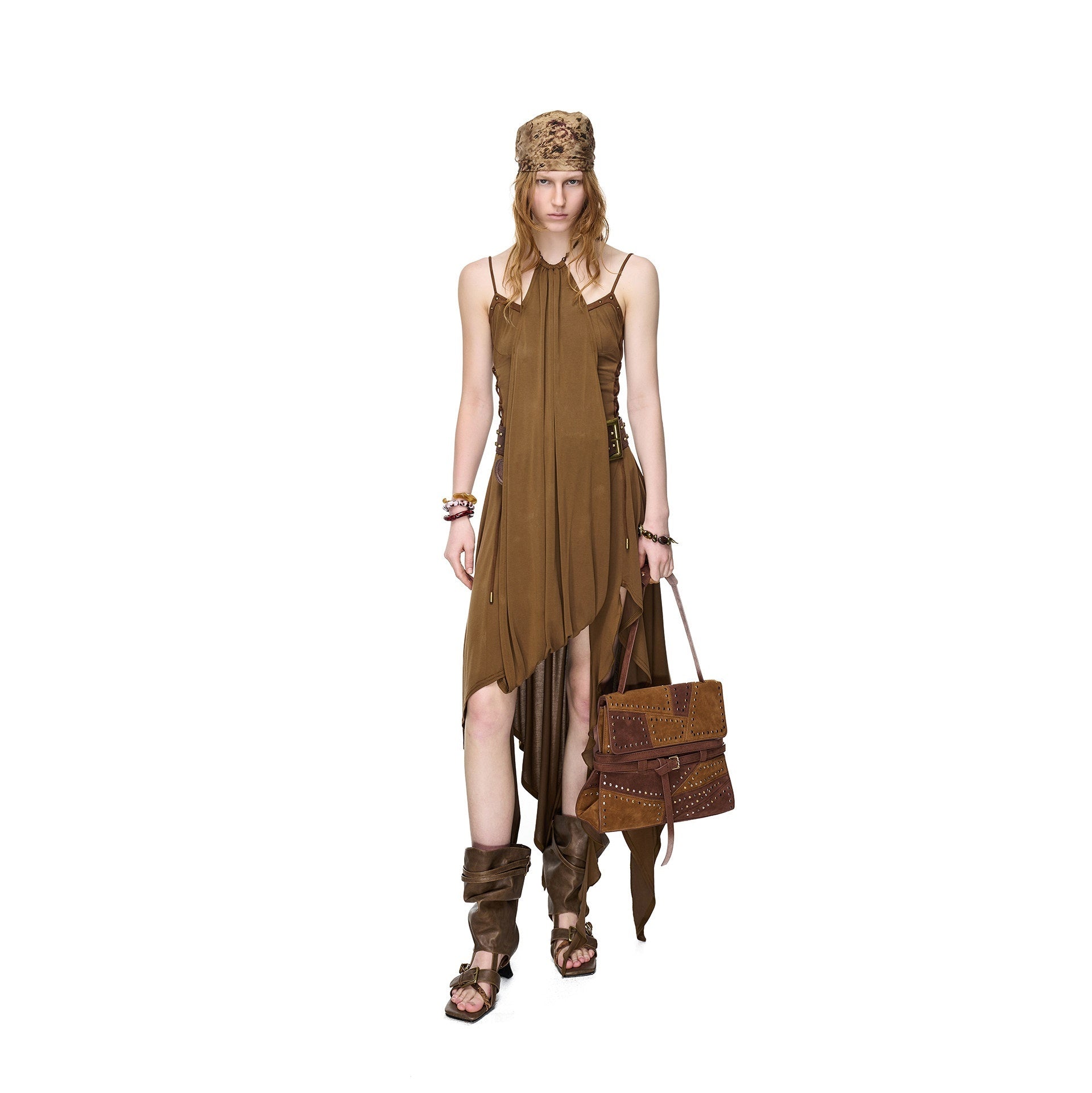 NORTH_NODE_Starburst_Patchwork_Halter_Asymmetric_Ruffle_Women&