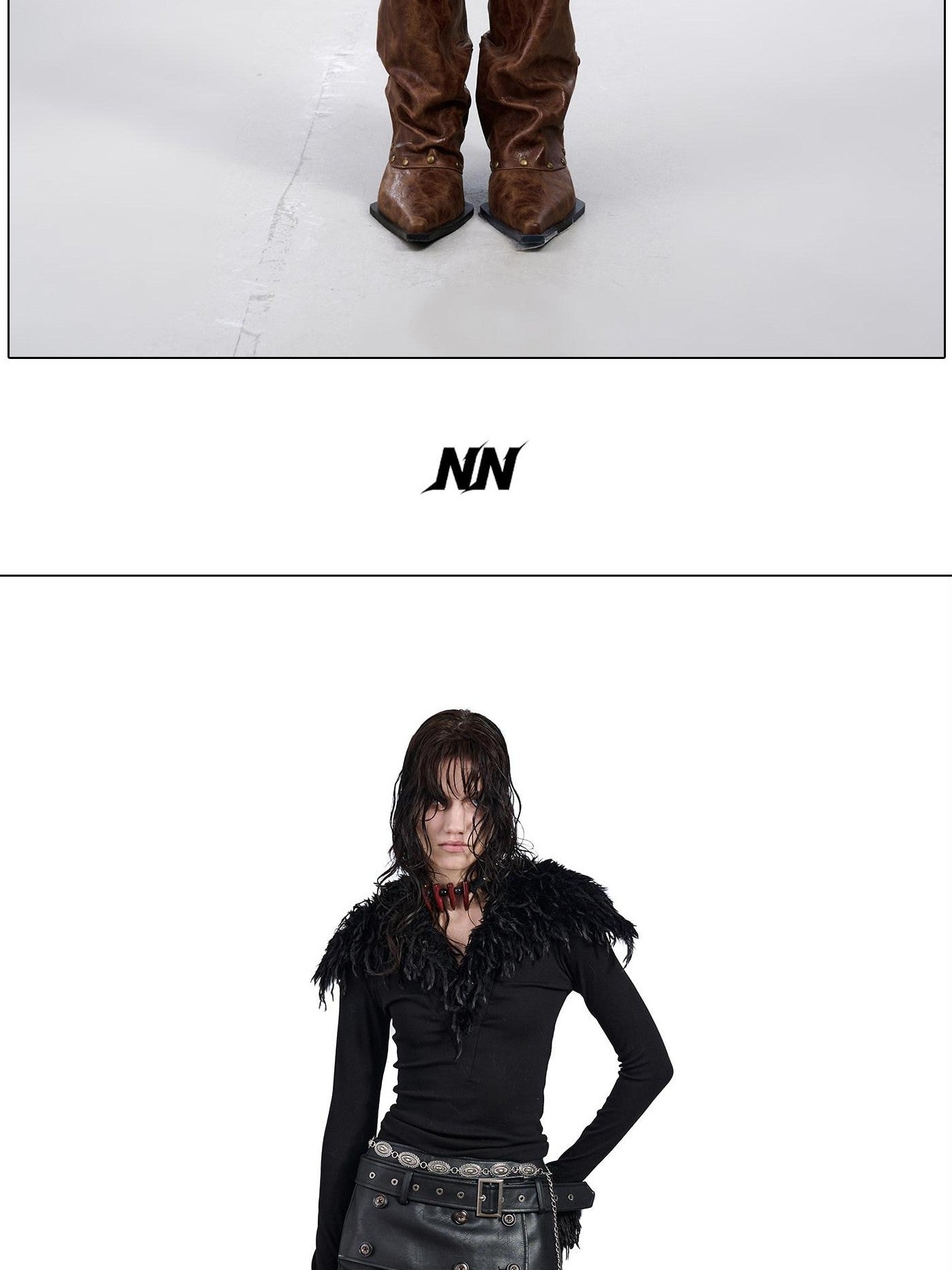NORTH NODE Textured Layered Handcrafted Button Women&
