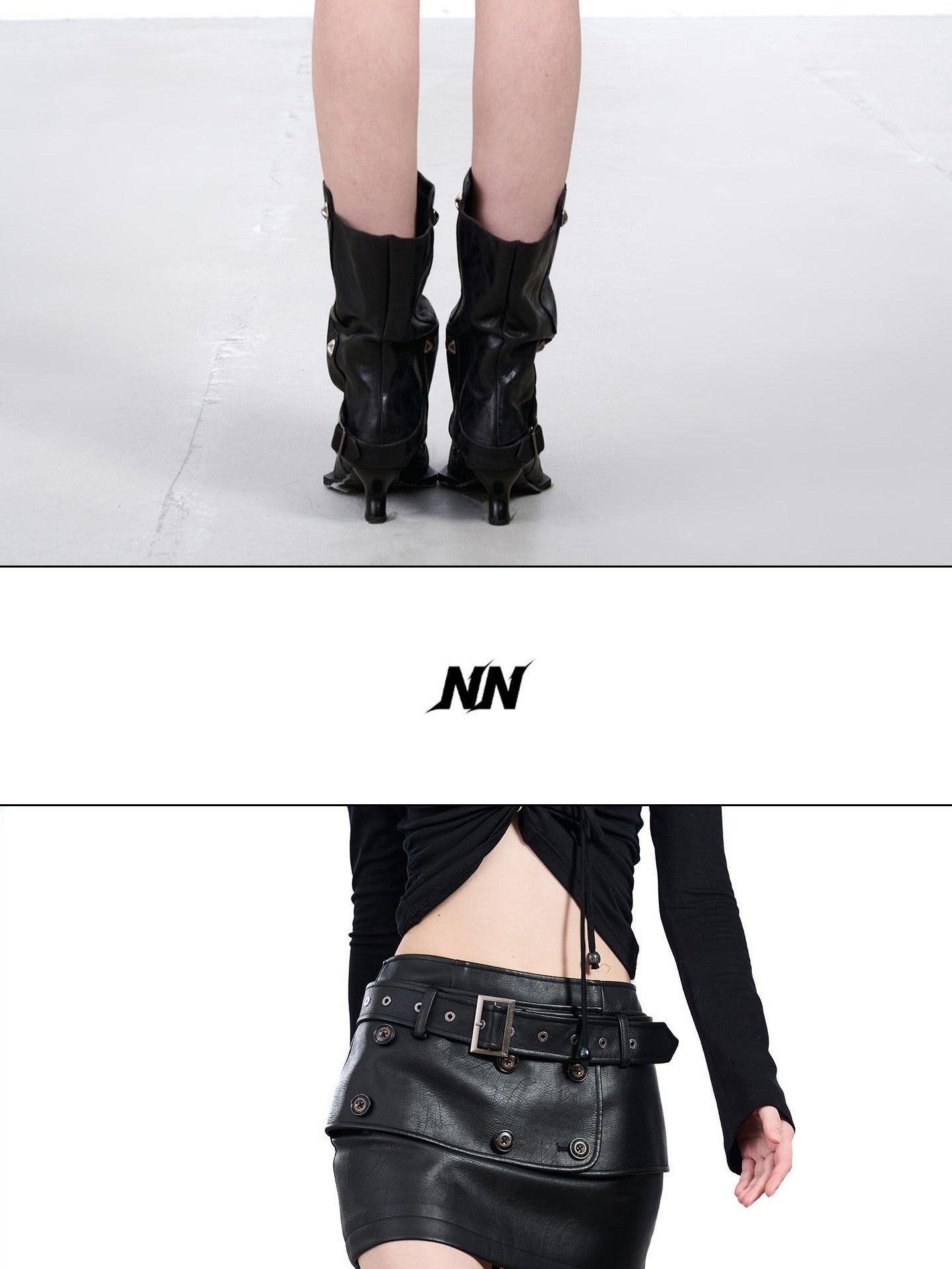 NORTH NODE Textured Layered Handcrafted Button Women&