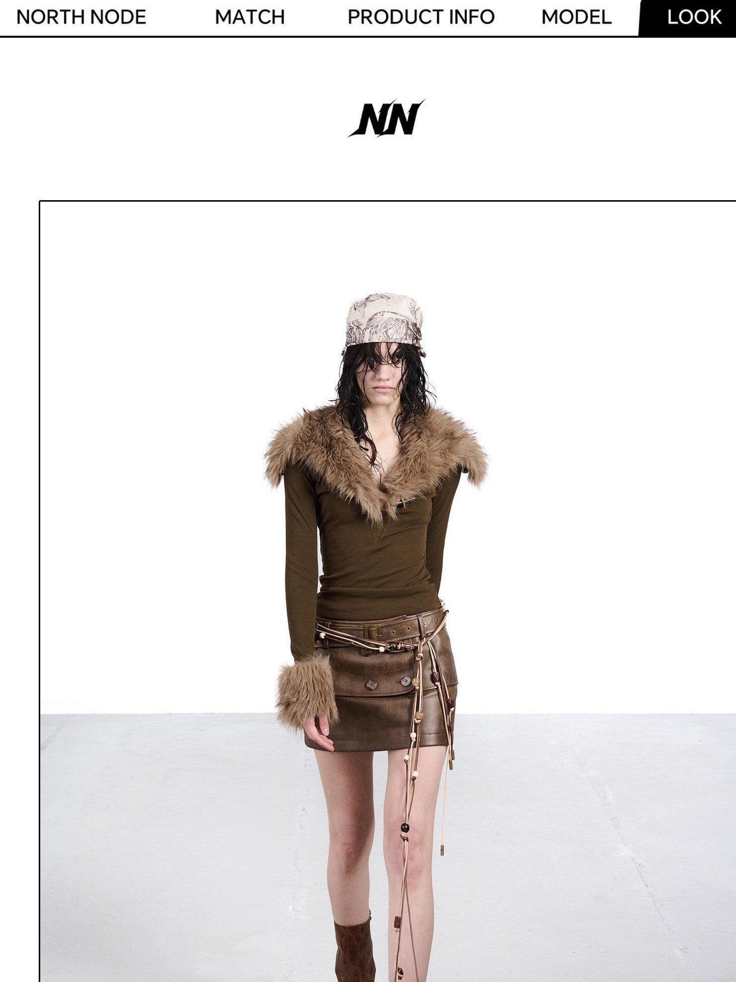 NORTH NODE Textured Layered Handcrafted Button Women&