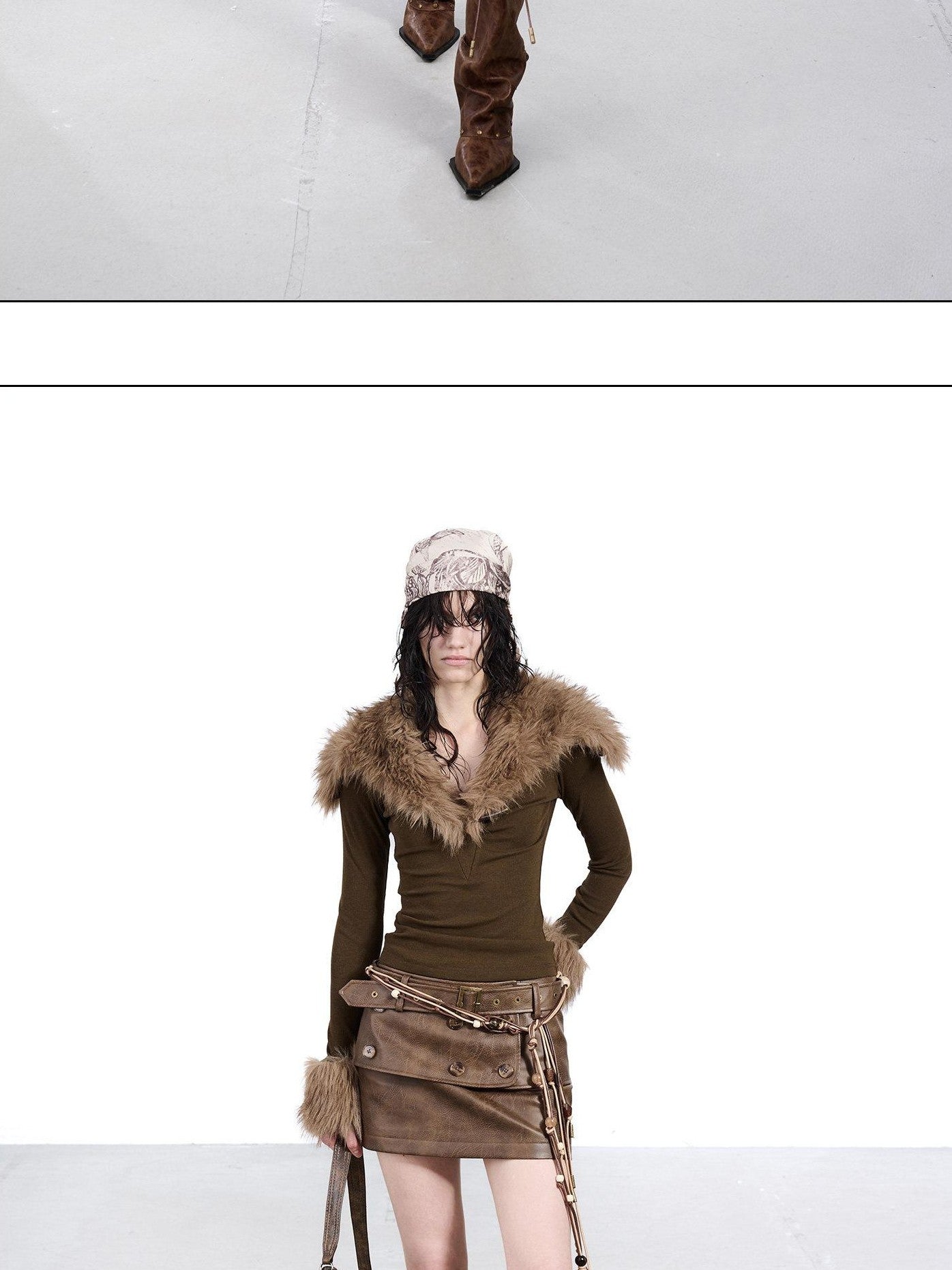 NORTH NODE Textured Layered Handcrafted Button Women&