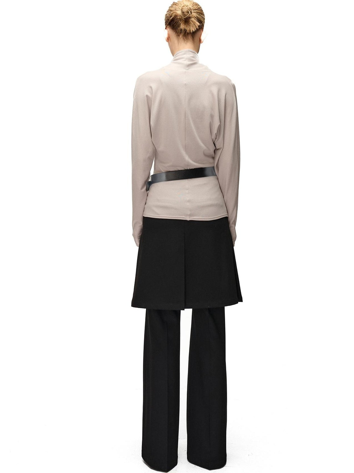 NORTH NODE Two Piece Zip Up Slim Fit Long Sleeve V-neck Women&