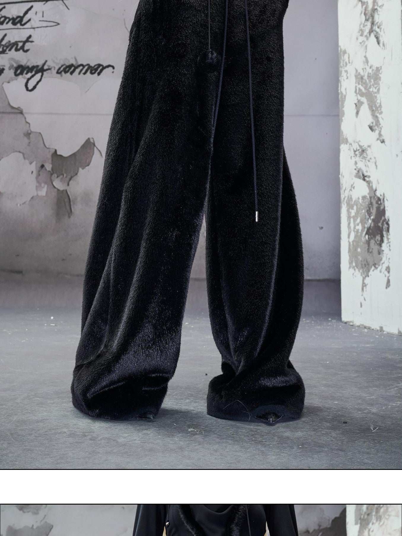 NORTH NODE Ultra Thick Fleece Lined Thermal Elastic Waist Straight Women&