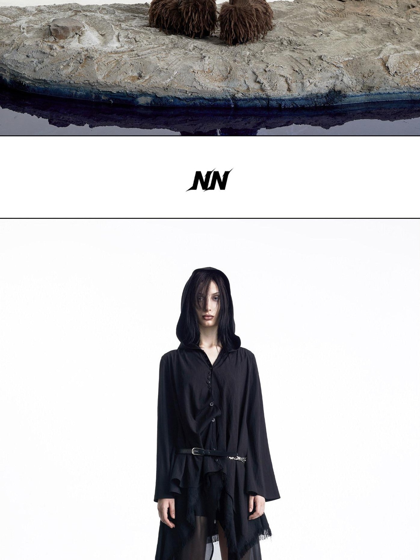 NORTH NODE Urban Nomad Patchwork Hooded Women&