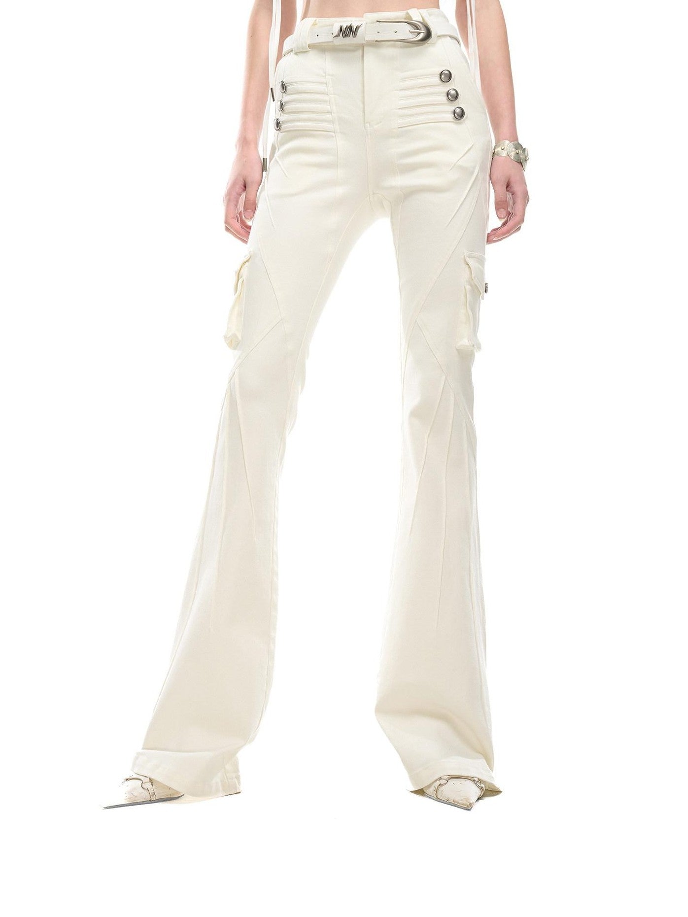 NORTH NODE Washed Pleated Deconstructed Utility Women&