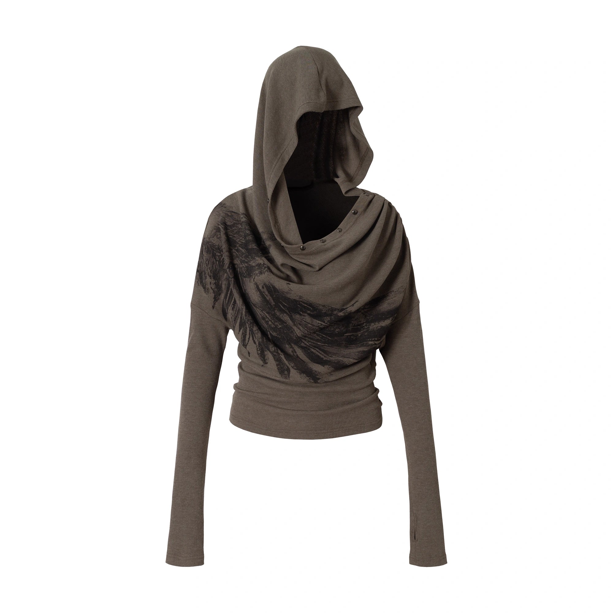 NO_ROMANCE_Botanical_Floral_Print_Cinched_Waist_Cropped_Long_Sleeve_Women_Casual_T-Shirt_MISSTT