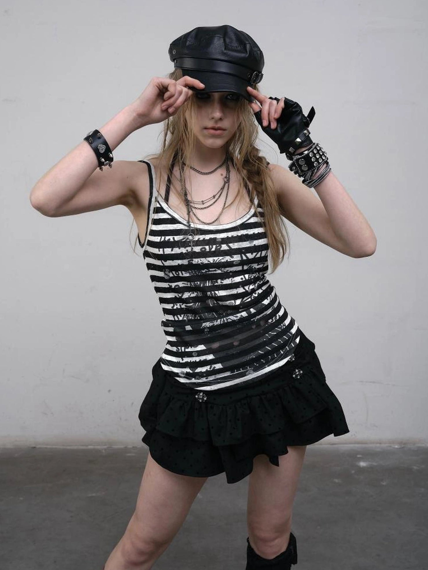 Lightweight Striped Spaghetti Strap Slim Fit Women Original Design Tank Top