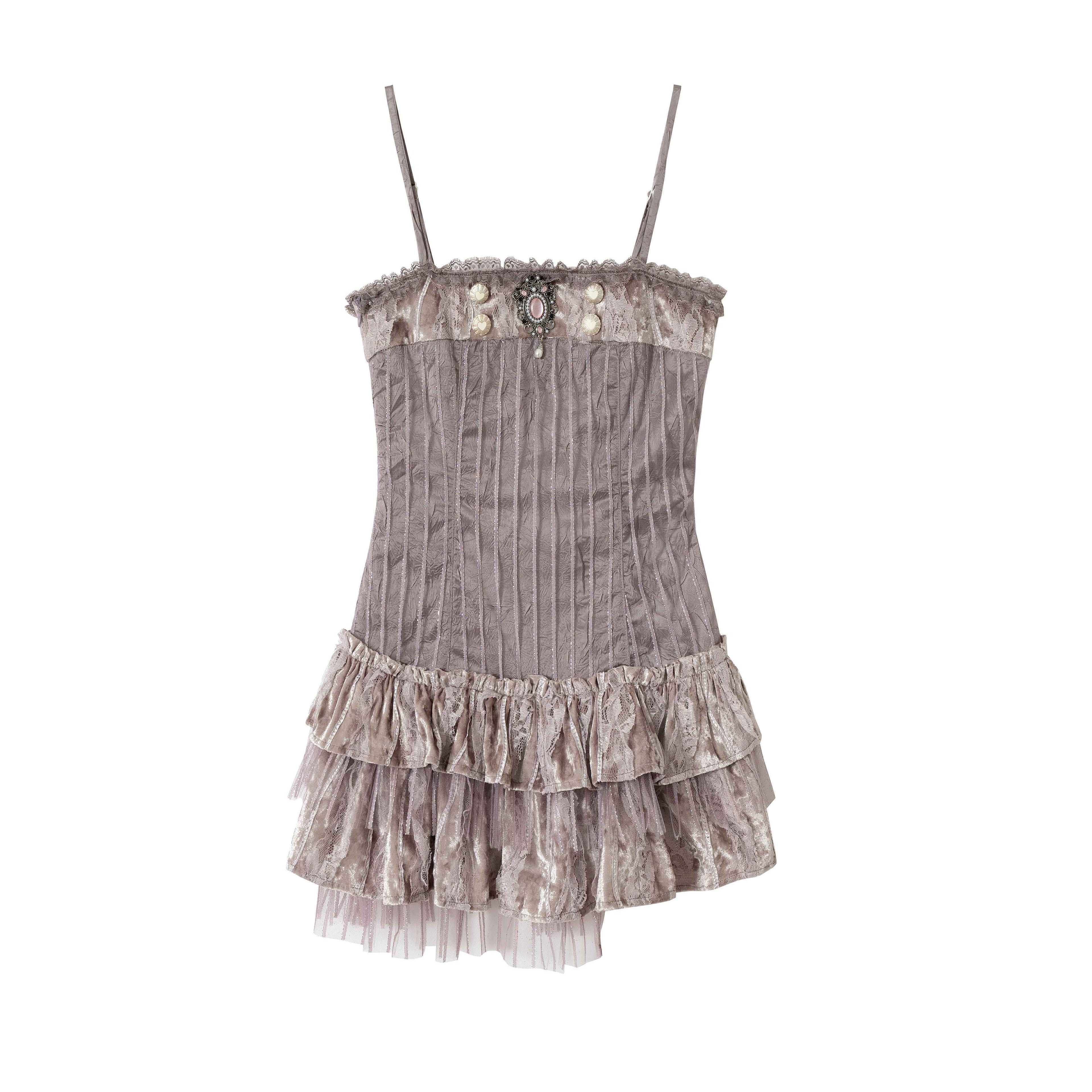 NO_ROMANCE_Vintage_Ballet_Tulle_Puff_Spaghetti_Strap_Women&