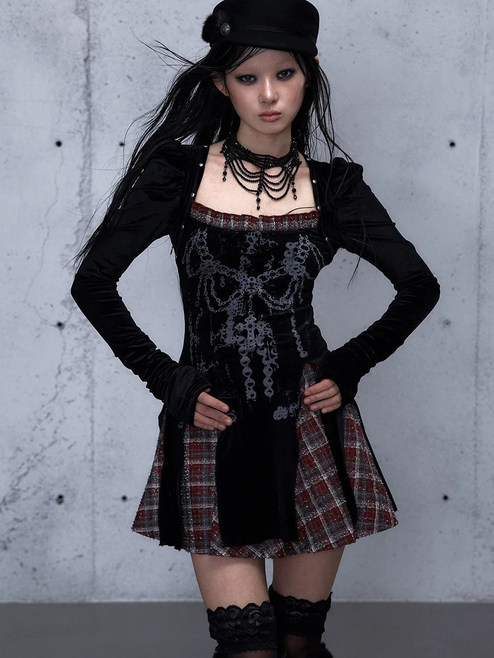 NO ROMANCE Vintage Puff Sleeve Square Neck Slim Fit A Line Women Citywalk Chic Mini Dresses