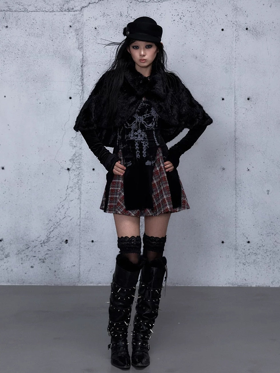 NO ROMANCE Vintage Puff Sleeve Square Neck Slim Fit A Line Women Citywalk Chic Mini Dresses