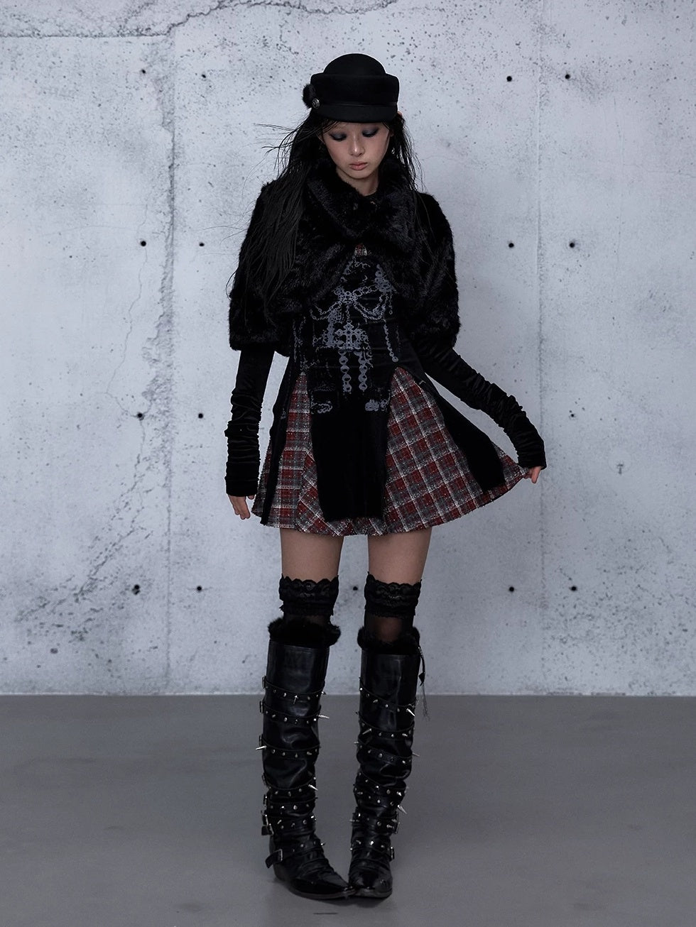 NO ROMANCE Vintage Puff Sleeve Square Neck Slim Fit A Line Women Citywalk Chic Mini Dresses