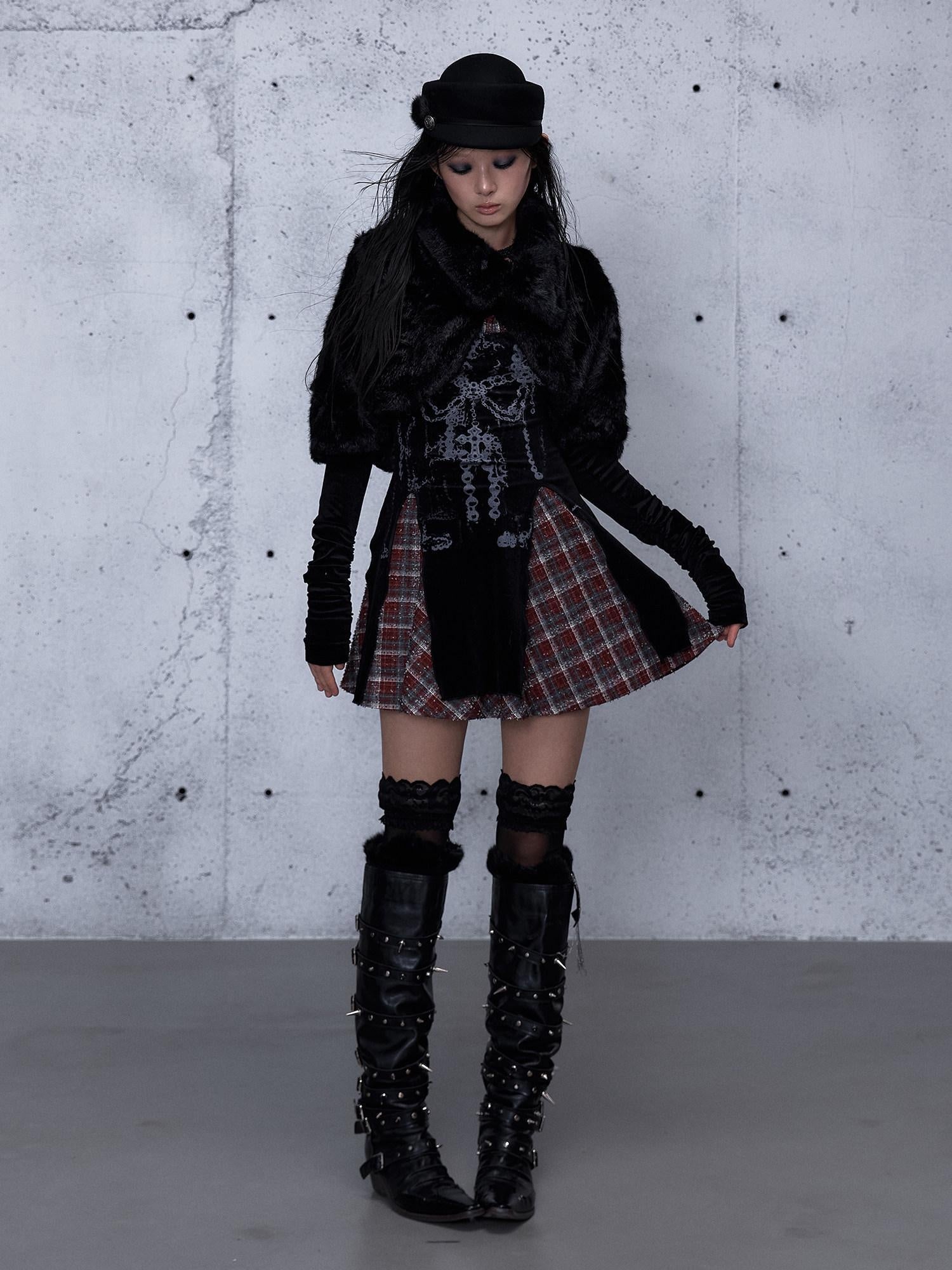 NO ROMANCE Vintage Puff Sleeve Square Neck Slim Fit A Line Women Citywalk Chic Mini Dresses