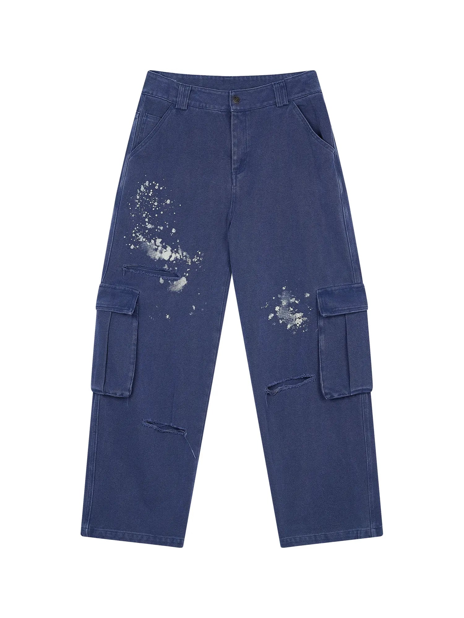 Faded Ink Canvas Cargo Pants