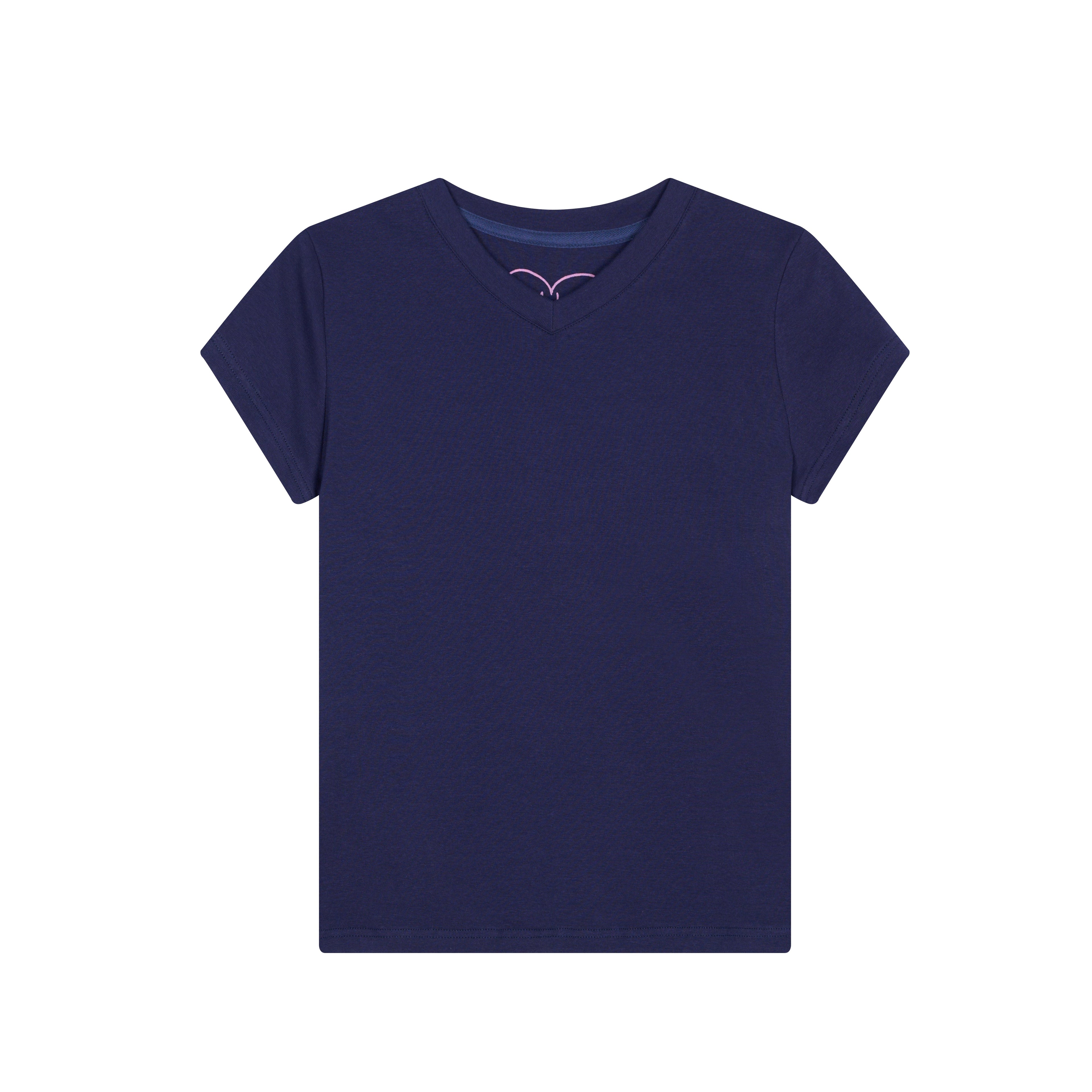 Achihara Jelly V-Neck Stretch Tee