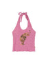 Sunset Duo Sleeveless Crop Tee