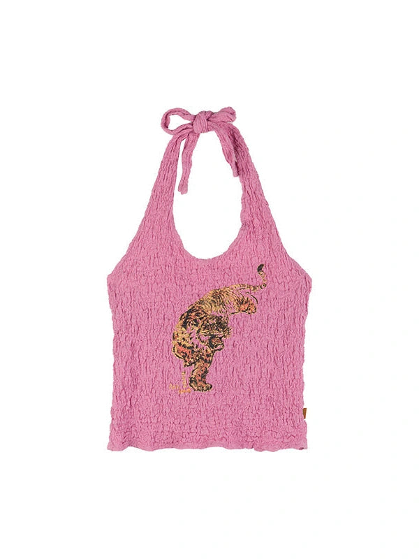 Sunset Duo Sleeveless Crop Tee