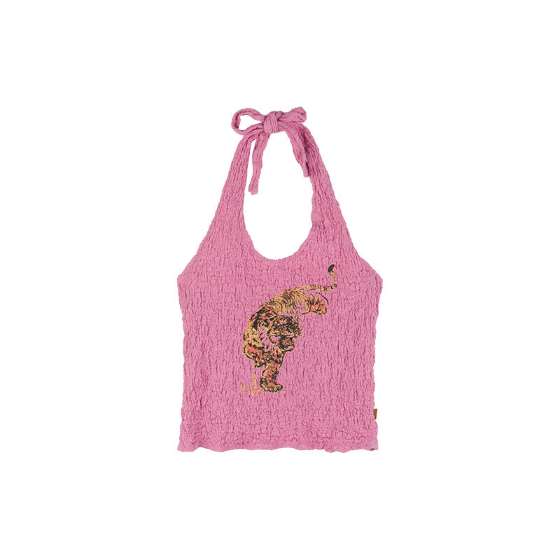 Achihara Sunset Duo Sleeveless Crop Tee
