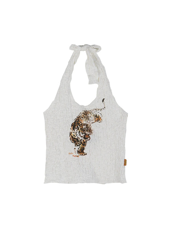 Sunset Duo Sleeveless Crop Tee