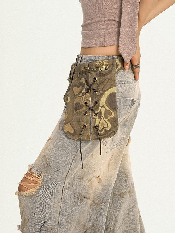 Nico Molly Camouflage Original American Retro Spicy Girl Women&