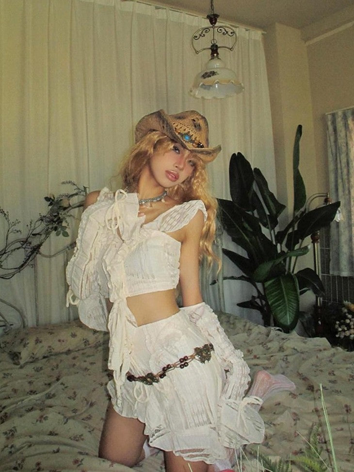 Nico Molly Leopard And Solid Wide Brim With Triangle Bandana Women&