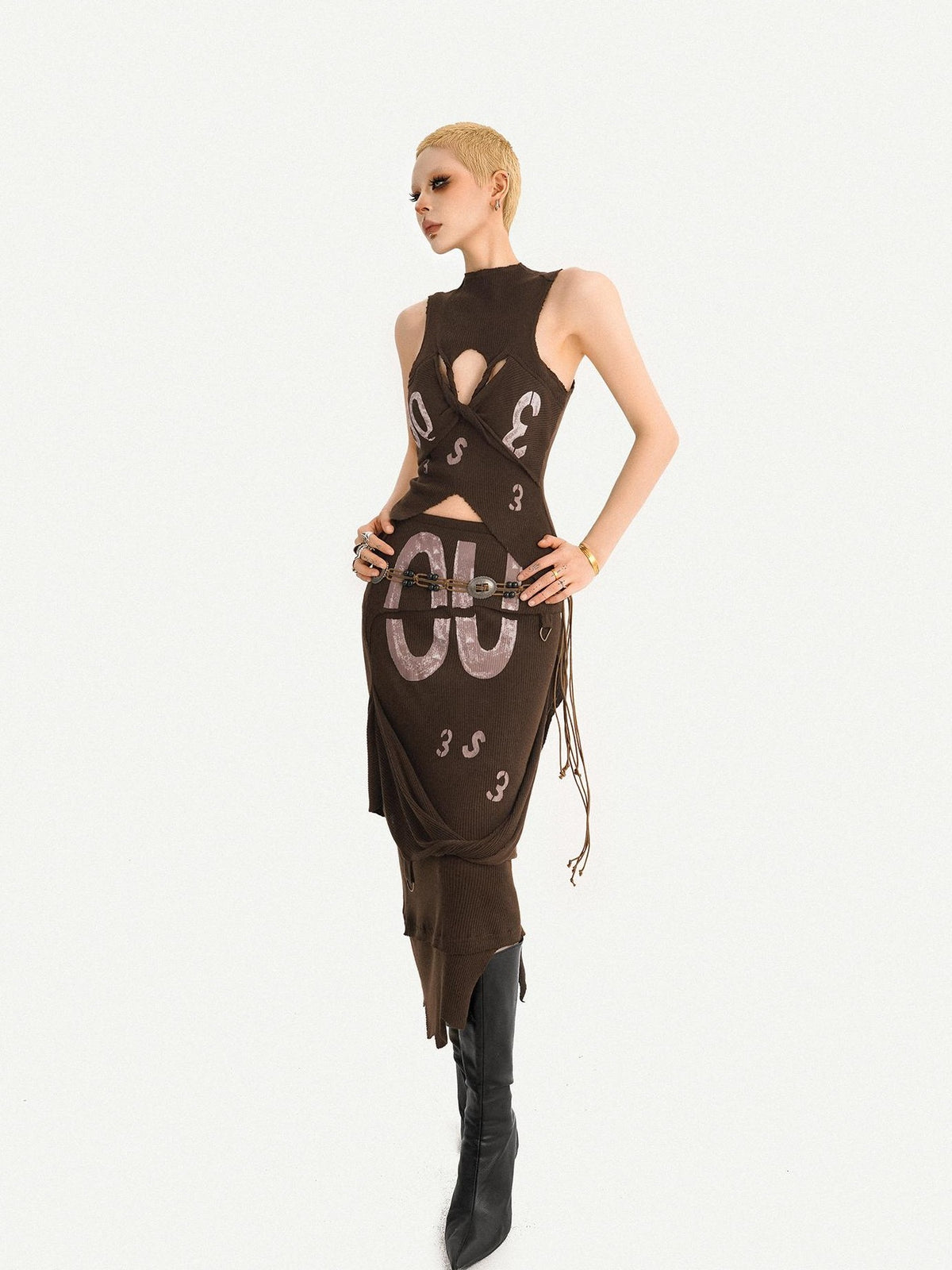 Nico Molly Openwork Twist Knot Women&