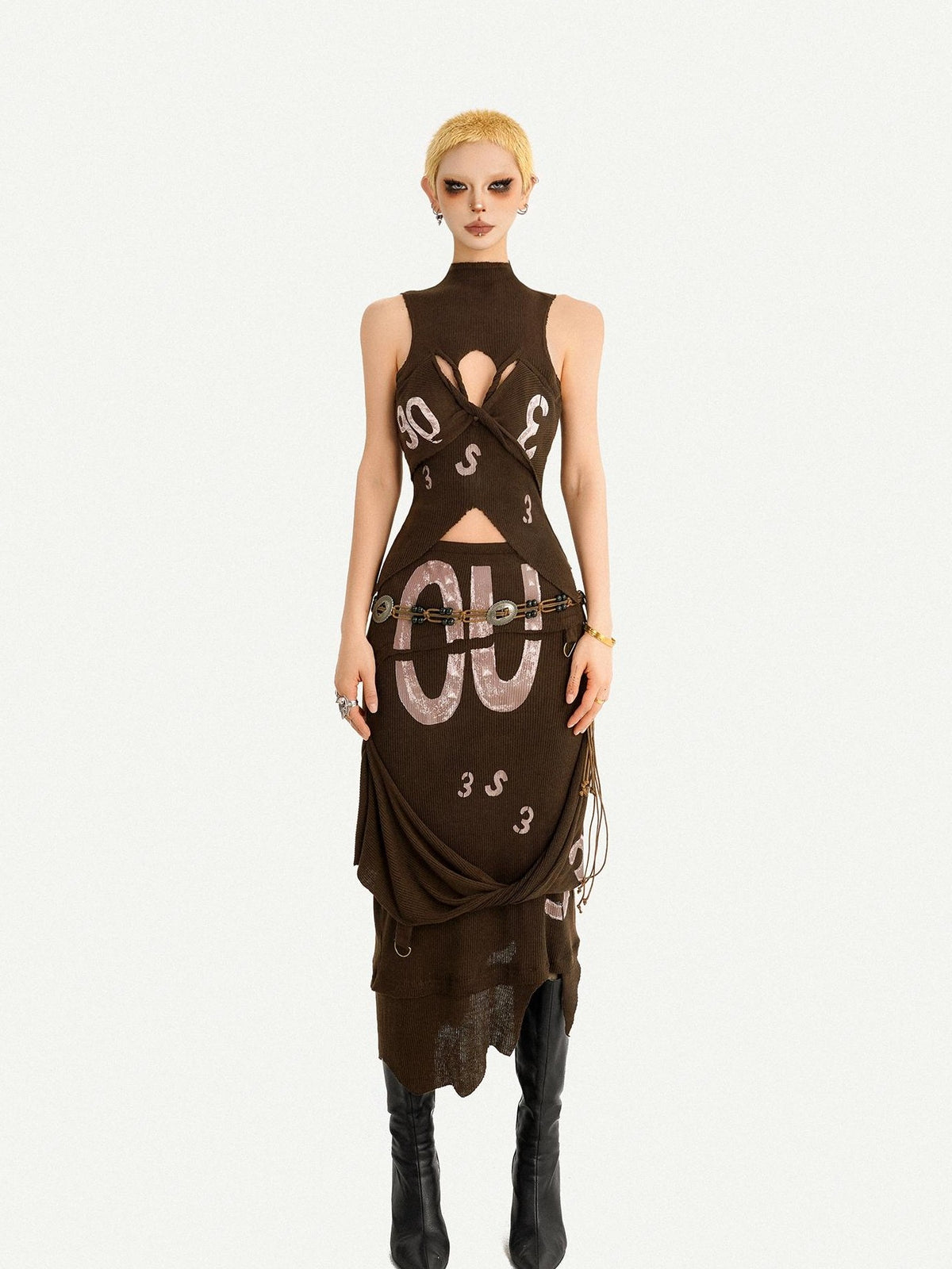 Nico Molly Openwork Twist Knot Women&