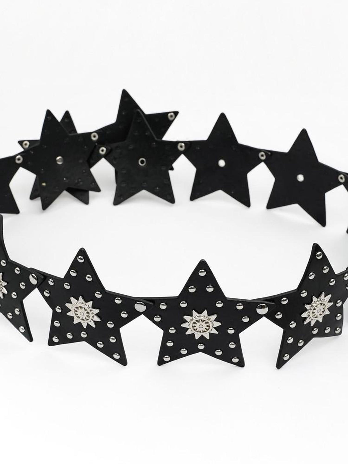 Nico Molly Retro Pentagram Studded Punk Street Women&