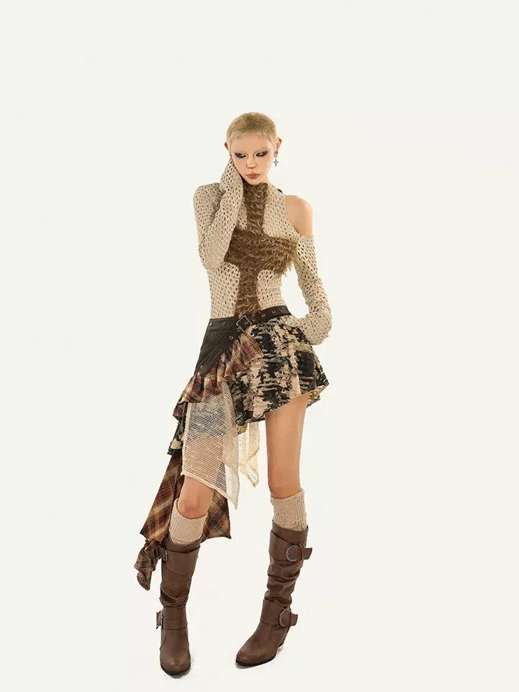 Nico Molly Shibuya Retro Rebellious Asymmetrical Women&