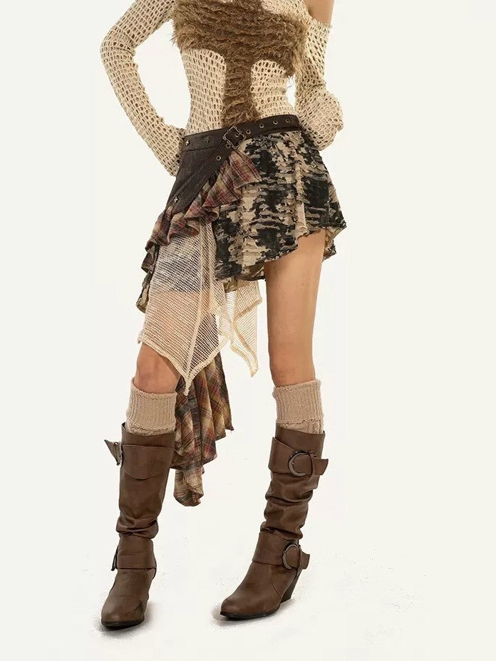 Nico Molly Shibuya Retro Rebellious Asymmetrical Women&