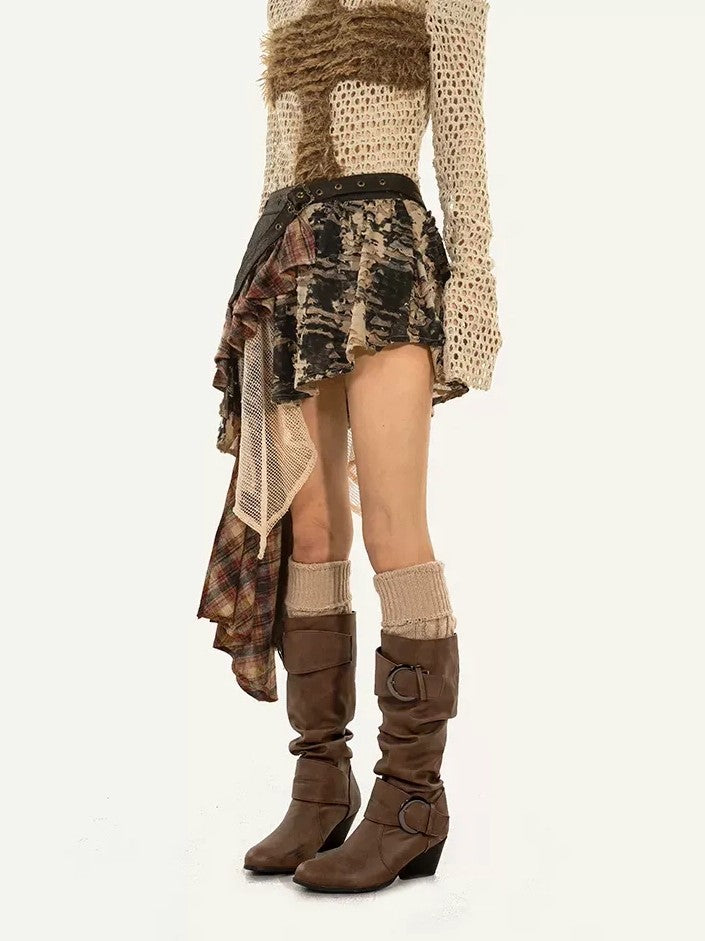 Nico Molly Shibuya Retro Rebellious Asymmetrical Women&