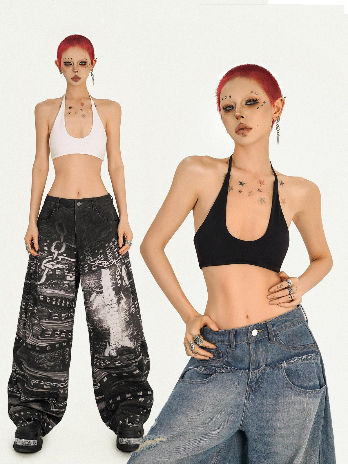 Nico Molly Solid Backless U Neck Lace Up Slim Women&