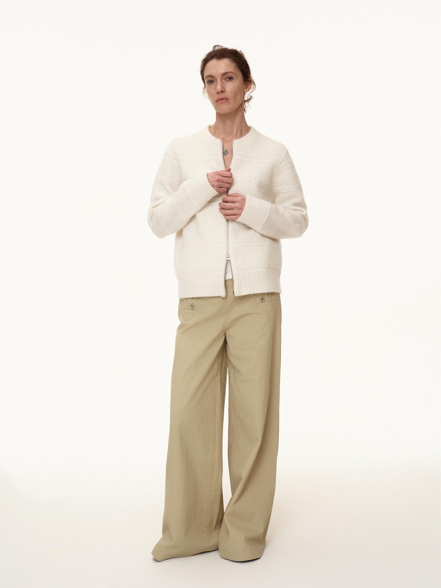 Northbutsouth 3d Embossed Relief Textured Aran Women&