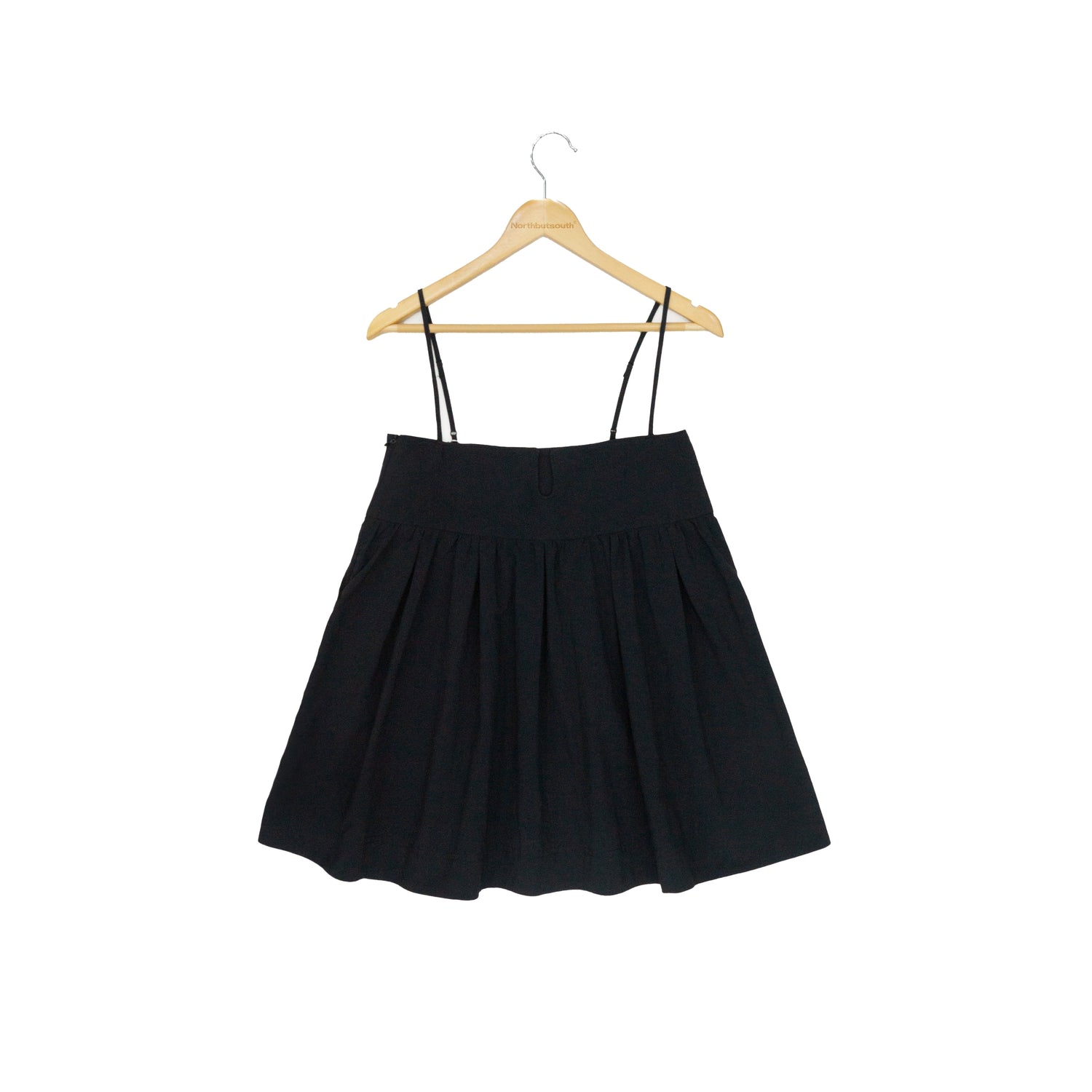 Northbutsouth Adjustable Straps U Shape Wire Modest Puff Sleeveless Top MISSTT