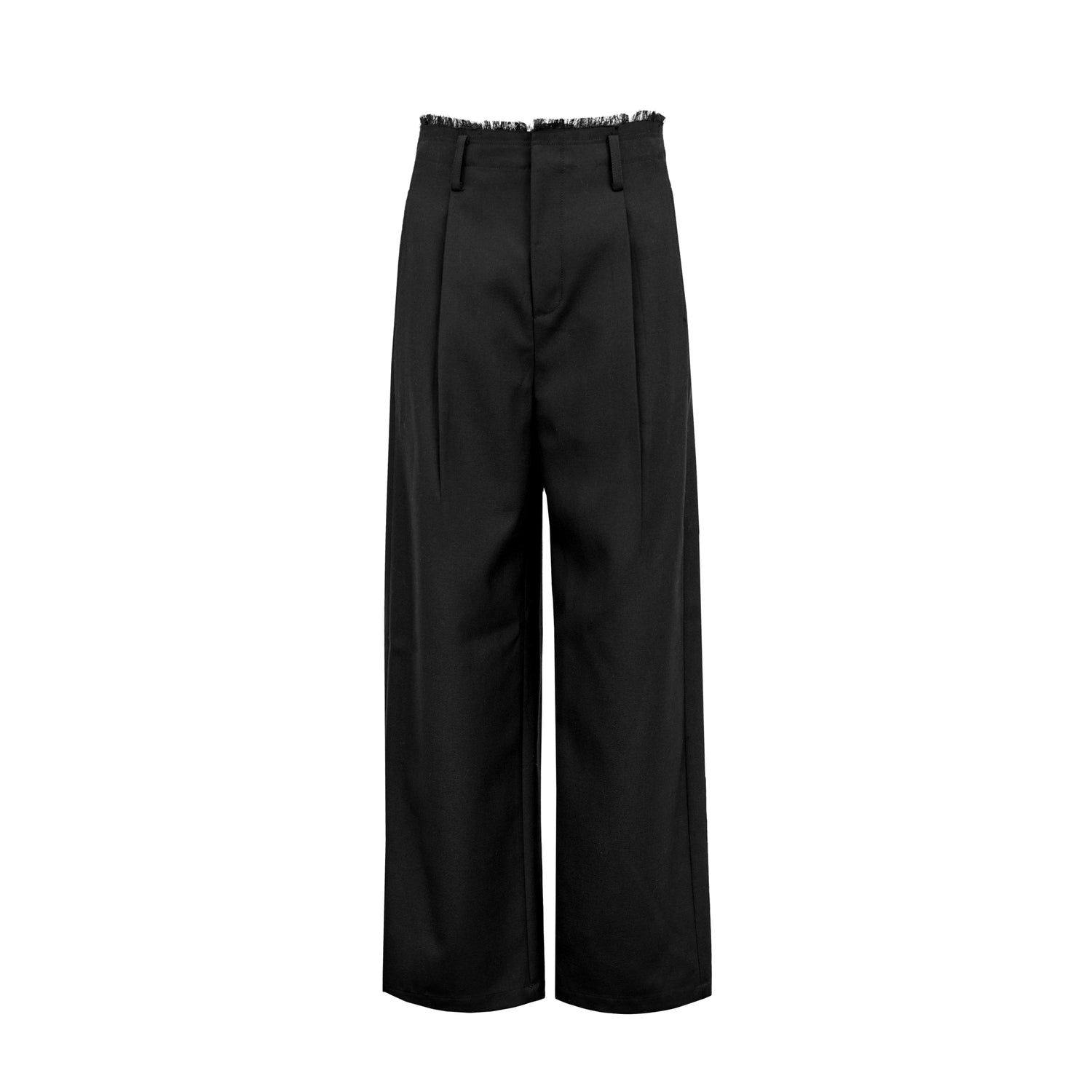Northbutsouth Australian Merino Wool Blend Serge Raw Edge Trousers MISSTT